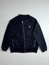 Adidas Originals Black Bomber Jacket – Vintage Trefoil Patch(L/XL)
