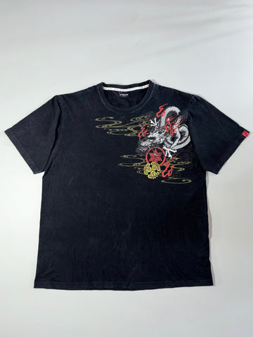 Pansion Japanese Dragon Kamon Graphic Tee (3XL/4XL)