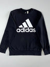 Adidas Big Logo Crewneck Sweatshirt Black Men’s  (S)