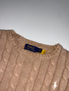 Polo Ralph Lauren Beige Cable Knit Sweater (S)