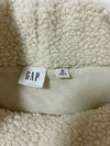 Gap Sherpa Teddy Mock-Neck Crop Sweater – Cream  (XL)