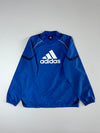 Adidas Blue Pullover Track Top (V-Neck) ,(L)