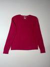 Tommy Hilfiger Pima Cotton Cable Knit Sweater – Pink Women’s (S)
