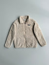 Fila Sherpa Fleece Full-Zip Jacket – Beige (S)