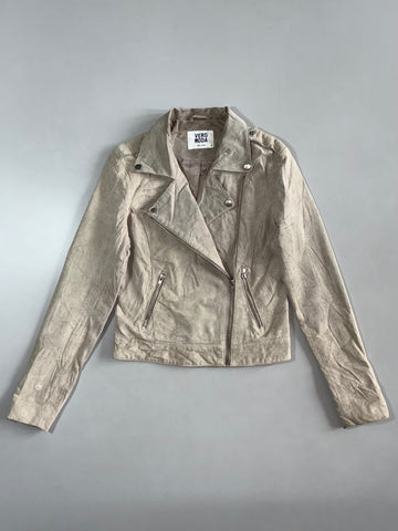 Vera Moda Premium Original Suede Leather Jacket (XS)