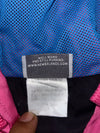 New Balance Pink/Black Colorblock Hooded Windbreaker Jacket (S)