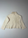 Polo Ralph Lauren Cable Knit Cropped Sweater – Cream Women’s  (S)