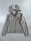 Roots Full Zip Logo Hoodie – Grey Melange (S)