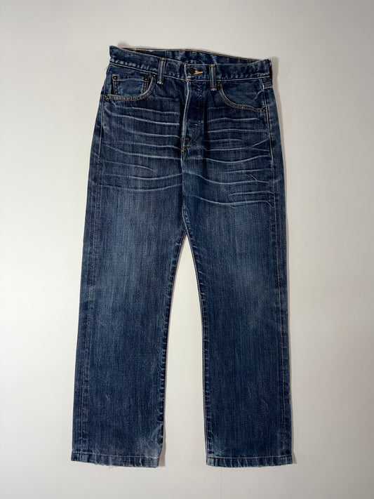 Levi’s 501 Medium Wash Straight Fit Jeans (W:30) (L:39)