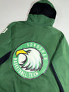 Nike Therma-Fit Hooded Zip Jacket  Green Japanese School Print (XL)