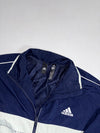 Adidas "The Three Stripes" Woven Track Jacket – Navy/White (2XL)