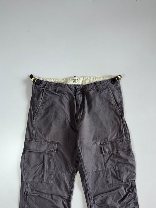 Carhartt WIP Grey Ripstop Cargo Pants (W:34|L:44)