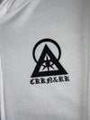 CKKN&RK | White Graphic Zip-Up Hoodie | (XL)