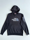 The North Face Black Half Dome Logo Hoodie with Sleeve Zip Pocket  (XL)