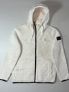 National Geographic | Cream Sherpa Zip-Up Hoodie | (S)