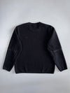 Lacoste Sport | Tech Crewneck Sweatshirt | Sleeve Zip Pocket | Black (XL)