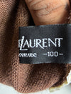Vintage Yves Saint Laurent Pour Homme Mock Neck Knit Sweater – Brown (L)