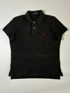 Ralph Lauren Skinny Polo Embroidered Pony Polo Shirt – Black/Red (L)