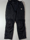 Bullet Proof Black Motorcycle Riding Pants – Padded Knees (W:34) (L:42)