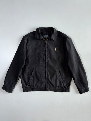 Polo Ralph Lauren Black Harrington Jacket (L)