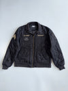 US Army | Black Quilted Airborne Bomber Jacket | (XL/2XL)