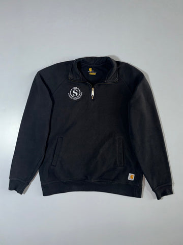 Carhartt Embroidered Workwear Zip Faded Black (M)