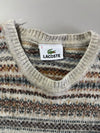 Lacoste Fair Isle Wool Blend Knit Sweater (S)