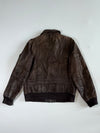 Vinateg Premium Original Bomber Leather Jacket (L)