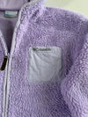 Columbia Lavender Sherpa Fleece Hooded Jacket (S)