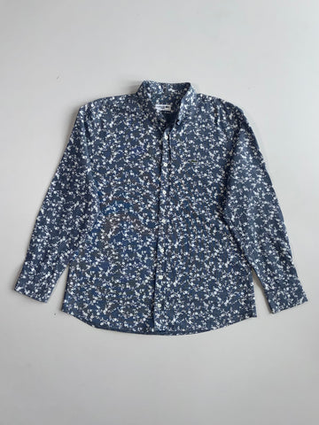 Lacoste Slim Fit Floral Print Shirt Navy(L)