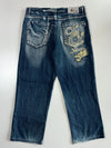 Buhmaa Dragon Embroidered Jeans (W:36 |L:41)