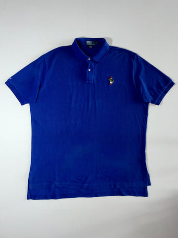 Polo by Ralph Lauren Football Bear Polo Shirt  Royal Blue (XL)