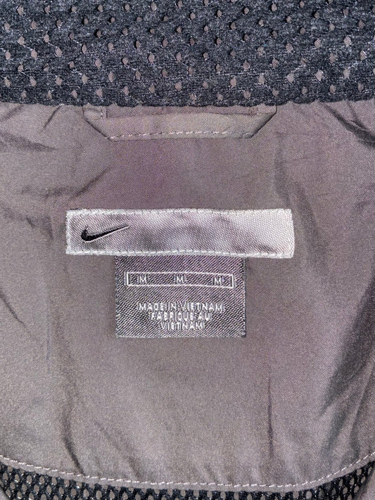 Nike Vintage Windbreaker Jacket – Grey & Yellow Colorblock (L)