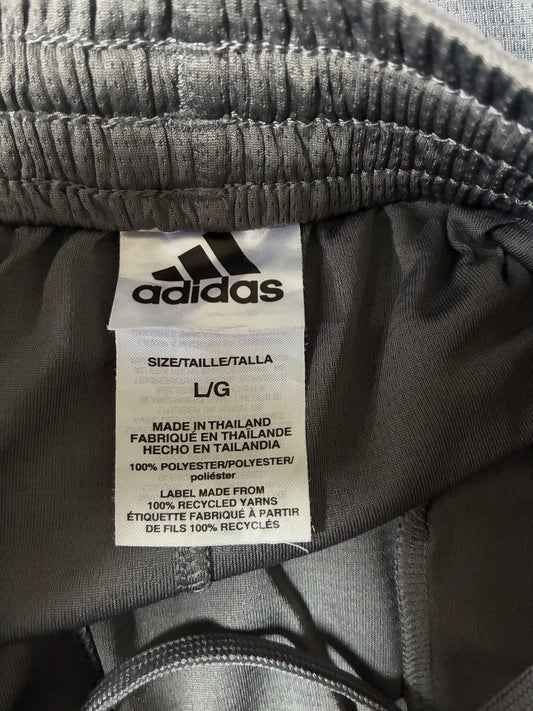 Adidas Grey Mesh Shorts – Black 3 Stripes (W:25) (L:18)