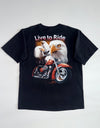 Thanabat | Live to Ride Eagle Graphic Tee | (XL)