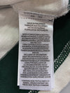 Polo Ralph Lauren Rugby Shirt Green & White Striped Long Sleeve Polo w/ Rose Embroidery, Men’s (XL)