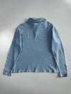Polo Ralph Lauren | Quarter-Zip Ribbed Pullover | Light Blue (XL)