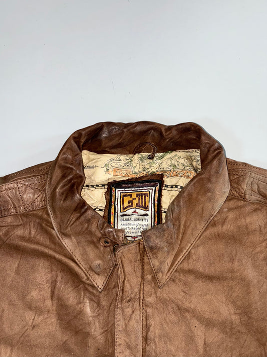 Vintage G-III Premium Original Leather Jacket (L)
