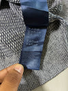 Tommy Hilfiger “1985” Navy & Grey Textured Knit Sweater (S)