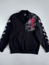 Japanese Koi Fish & Sakura Full-Zip Bomber Sweatshirt (M)