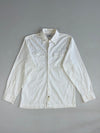 Lee Premium Quality White Utility Shirt – Zip Chest Pockets (S/M)