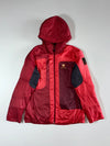 Black Yak Extreme Peak Hooded Puffer Jacket Red  (L)