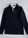 Tommy Hilfiger Long Sleeve Polo T-Shirt – Black (S)