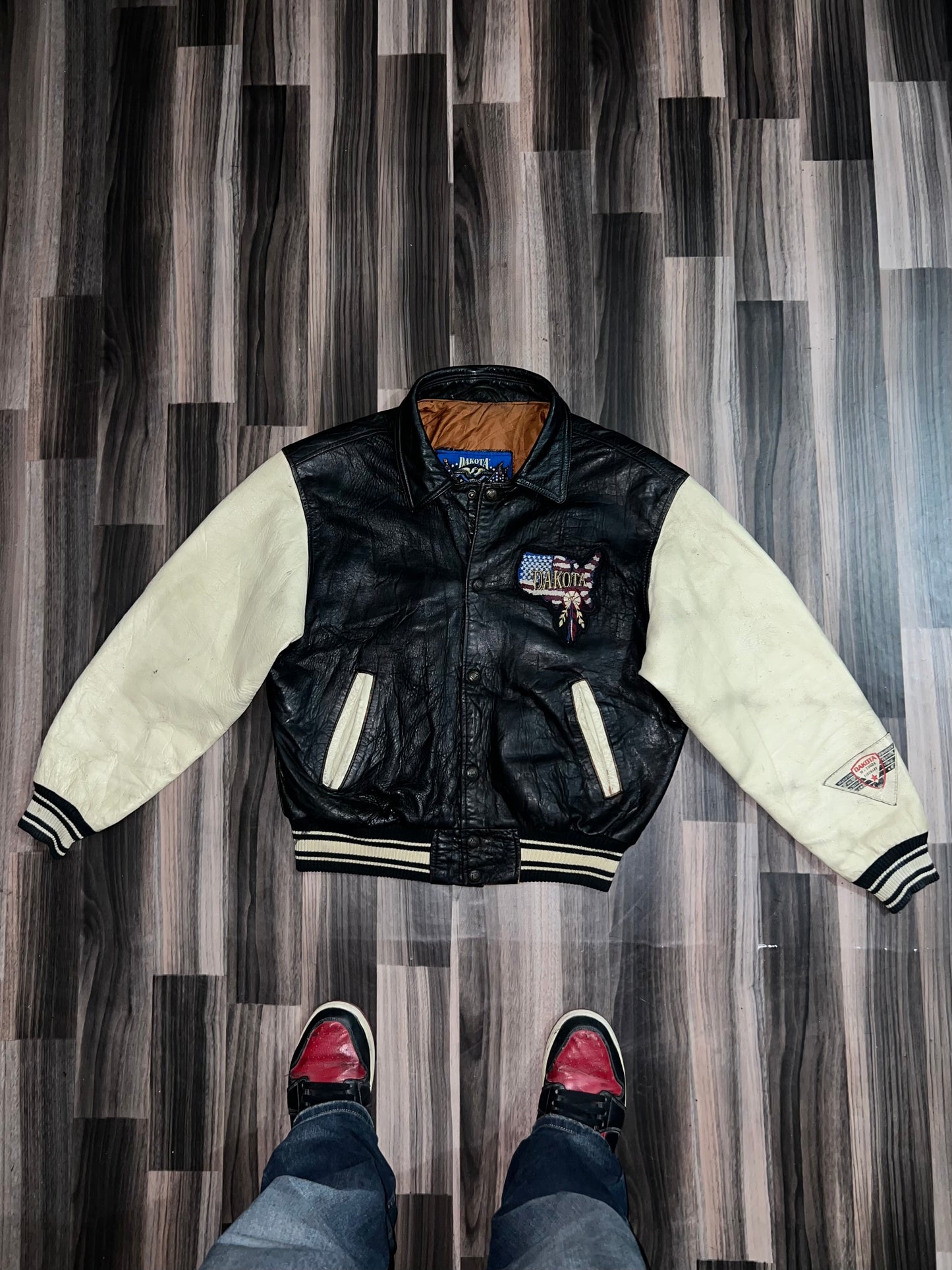 ZDAKOTA* Original Leather Jacket (SUPER RARE) (L) Very rare