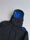 Superdry Japan Black & Cobalt Blue Hooded Windcheater Jacket(M)