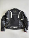 Richa D3O CE Armored 2-in-1 Leather Outer Shell with Removable Textile Inner Liner Moto Jacket (Paded)(XL)