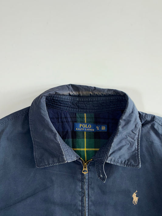 Polo Ralph Lauren Navy Harrington Jacket (Xl)
