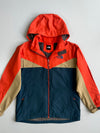 The North Face HyVent Tricolor Colorblock Hooded Windbreaker Jacket (L)