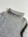 Tommy Hilfiger Grey Chunky Ribbed Turtleneck Sweater  women’s (S)