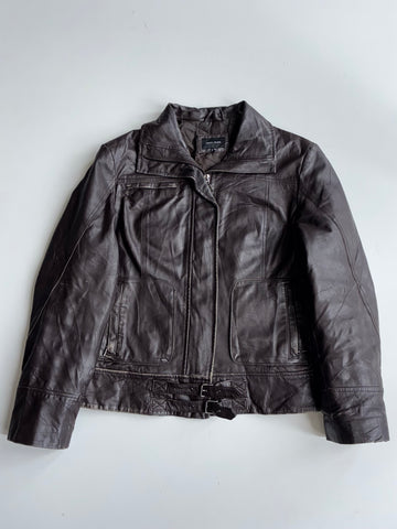 Liberty Island | Leather Jacket Black (S/M)